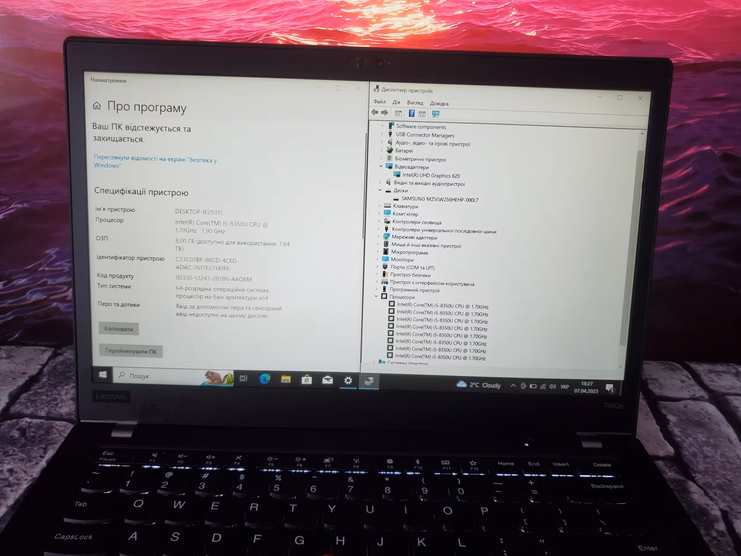 Lenovo ThinkPad T480s — фото 9